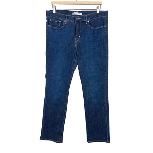 Signature by Levi Strauss & Co. Denim - Signature by Levi Strauss Women Totally Shaping Straight‎ Jeans Dark Wash 31x28